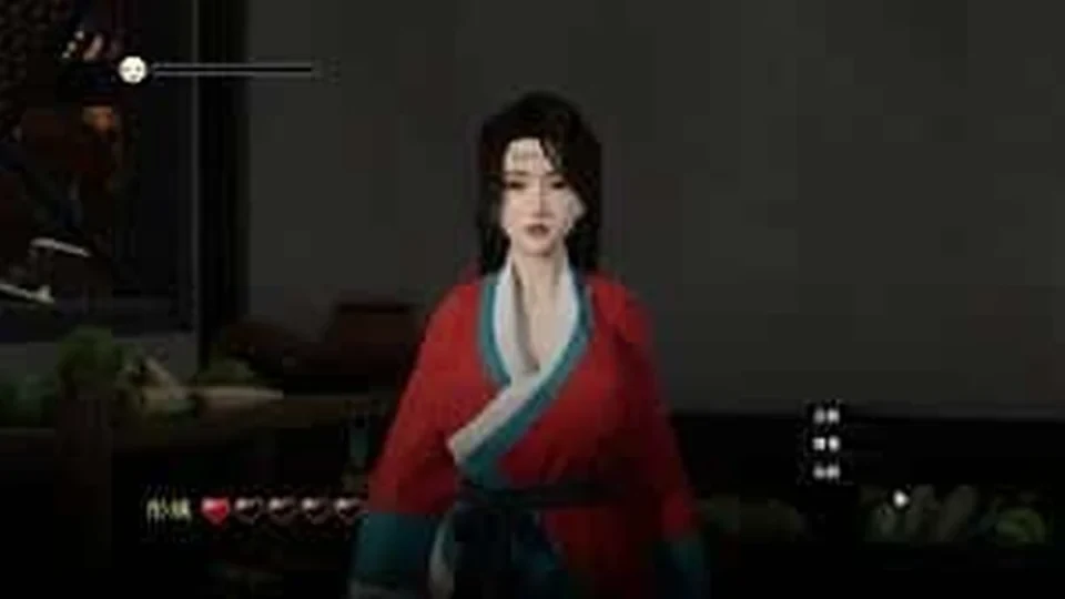 极品采花郎：古风场景与人物立绘组合画面