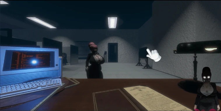 办公室环境的 3D 截图